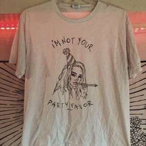 Billie Eilish “I’m Not Your Party Favor” Shirt